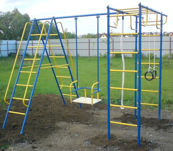 Детский спортивный комплекс для дачи "Лидер-Д1+"