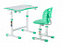 Комплект парта и стул-трансформер  FunDesk Omino Green (зеленый)