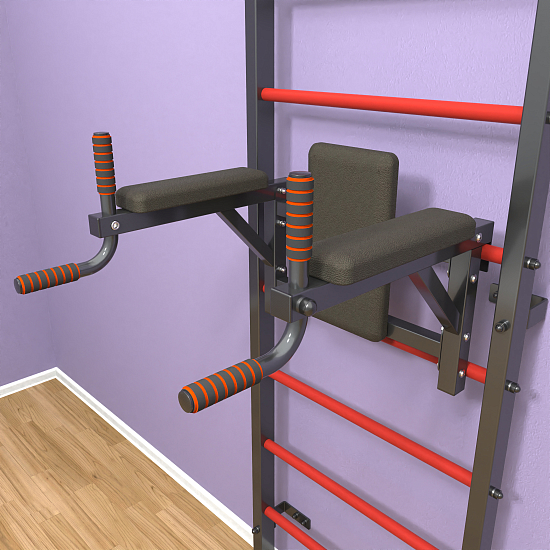 картинка Шведская стенка "LittleSport" Long 2.0 (черный*красный) от магазина Лазалка