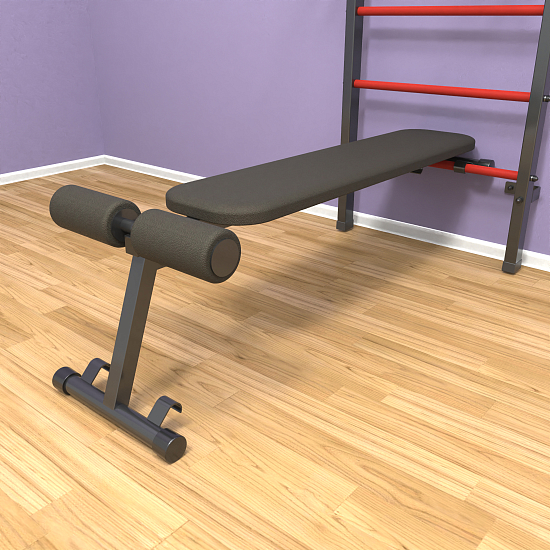 картинка Шведская стенка "LittleSport" Long 3.0 (черный*красный) от магазина Лазалка