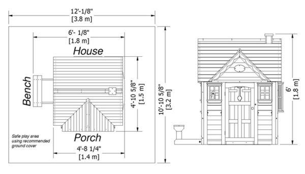 картинка Деревянный домик "Кедровый домик" от магазина Лазалка