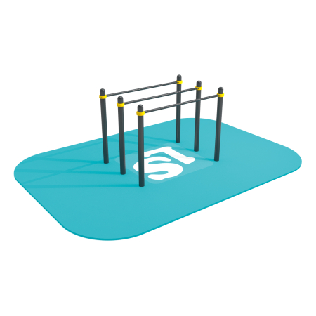 Спортивный комплекс брусья тройные ВоркАут ЛС12