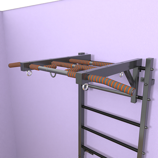 картинка Шведская стенка "LittleSport" Long (черный*черный) от магазина Лазалка