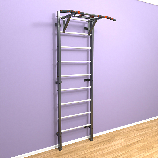 картинка Шведская стенка "LittleSport" Pull-Up (черный*белый) от магазина Лазалка