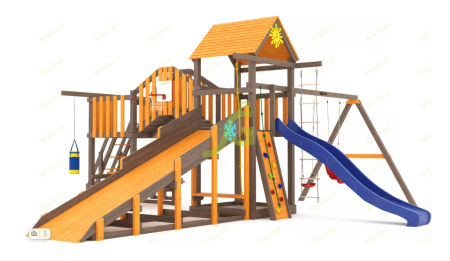 картинка Всесезонная площадка IgraGrad С Мостик 1 SF1 от магазина Лазалка